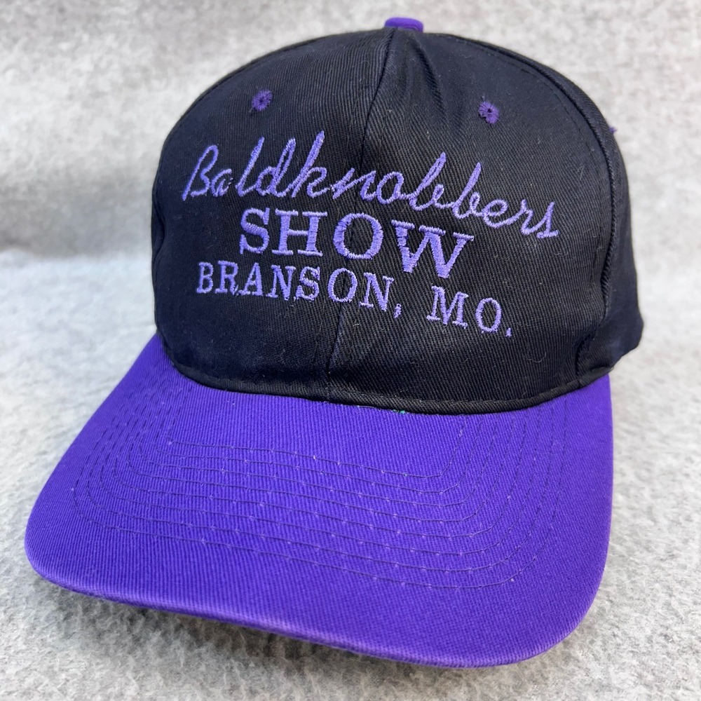 Baldknobbers Show Branson MO Unisex Black Purple KC Caps Snapback Hat OSFM
